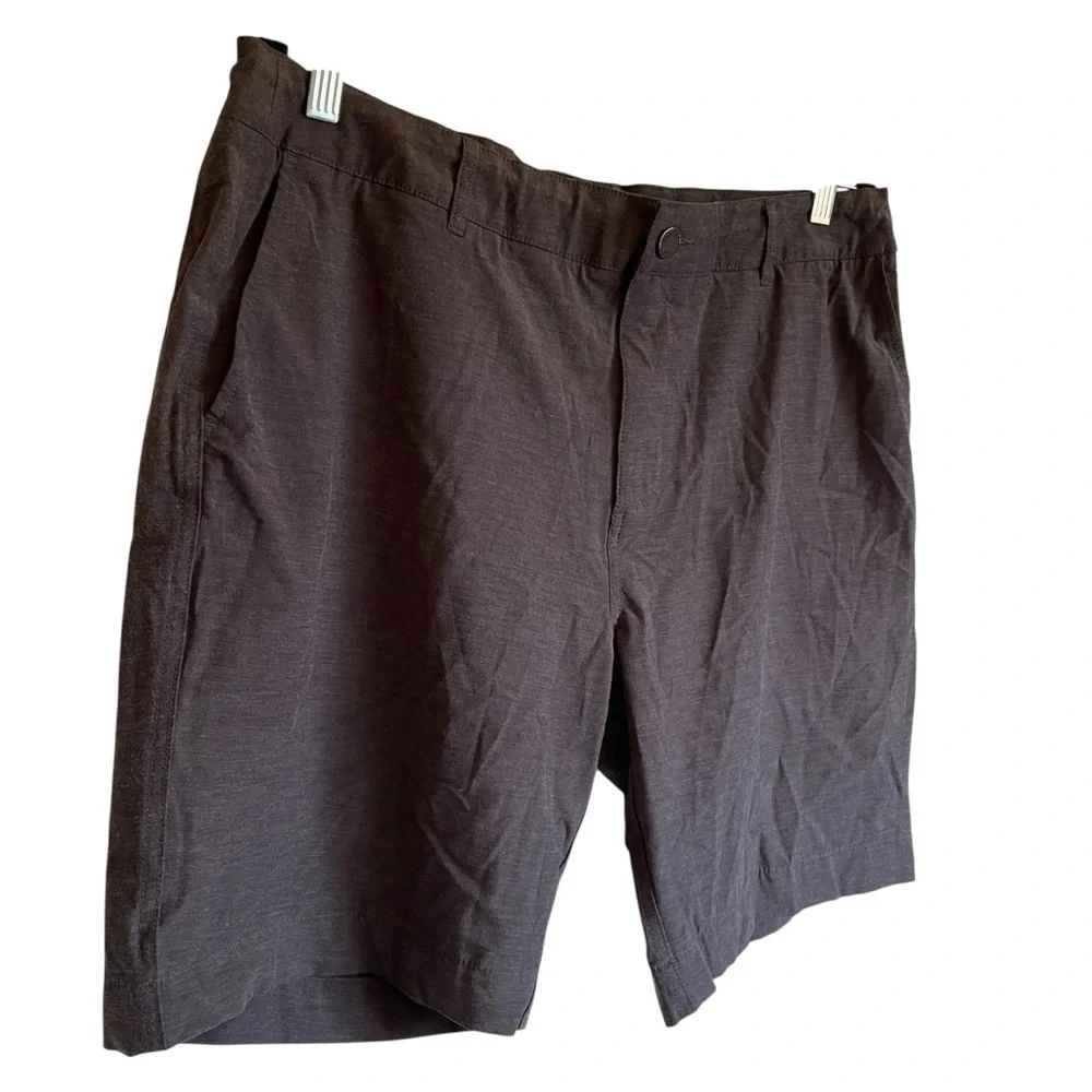 Faherty All Day Shorts Dark Heathered Blue Flat‎ Front Shorts NWOT